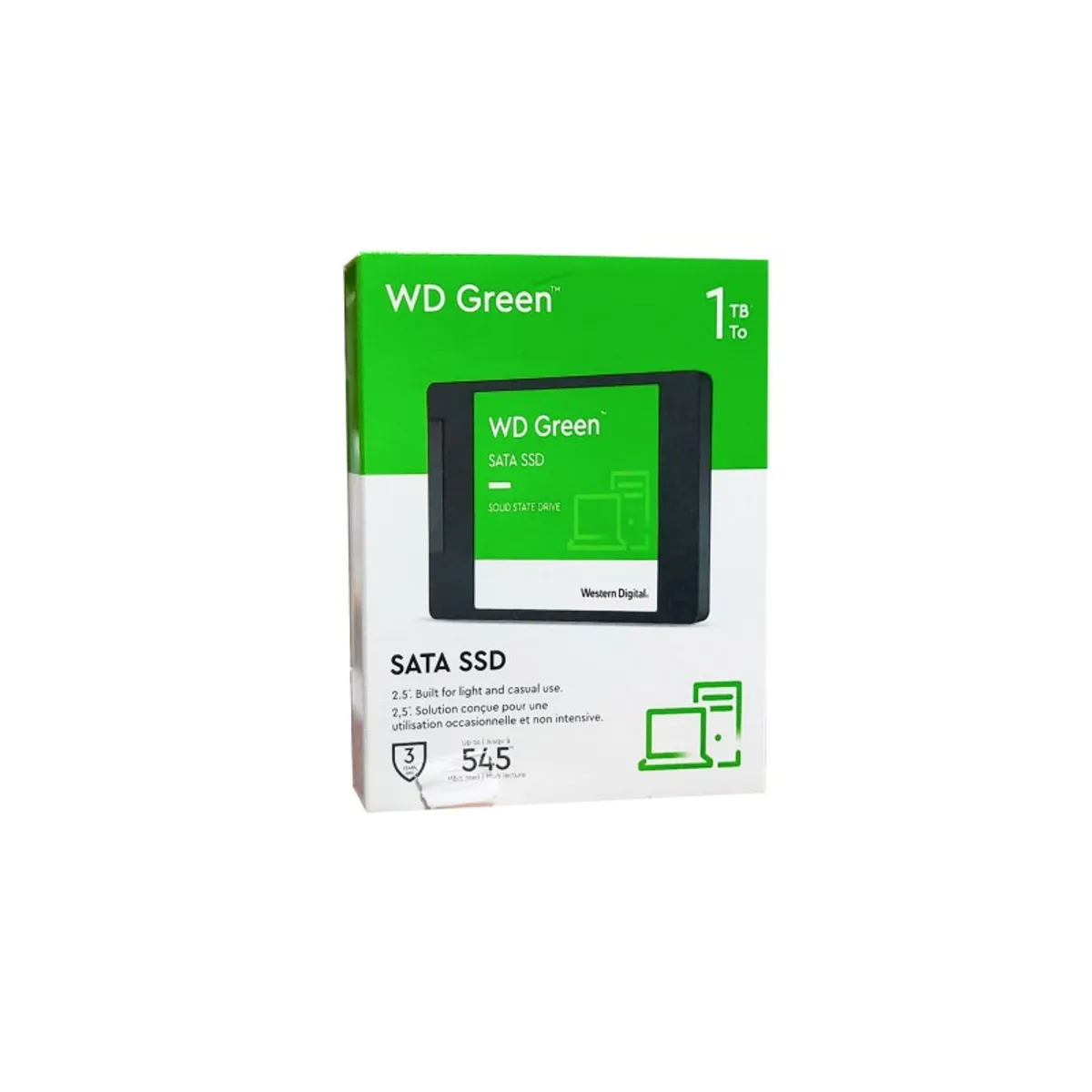 WESTERN DIGITAL - DISCO DURO SOLIDO DE 1 TB SATA WESTERN DIGITAL GREEN