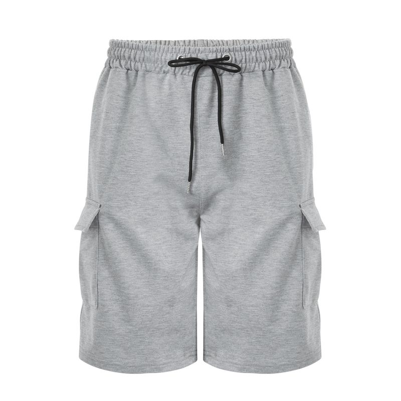 BLWOENS - Pantalones cortos de verano para hombres - Gris