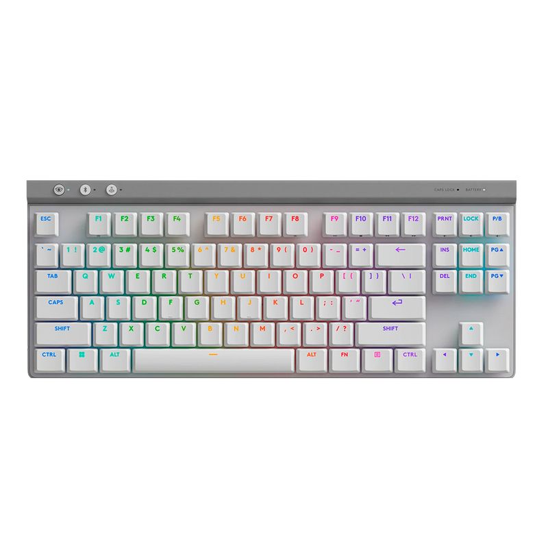 LOGITECH - TECLADO LOGITECH G515 TKL LIGHTSPEEDBT LIGHTSYNC RGB WHITE