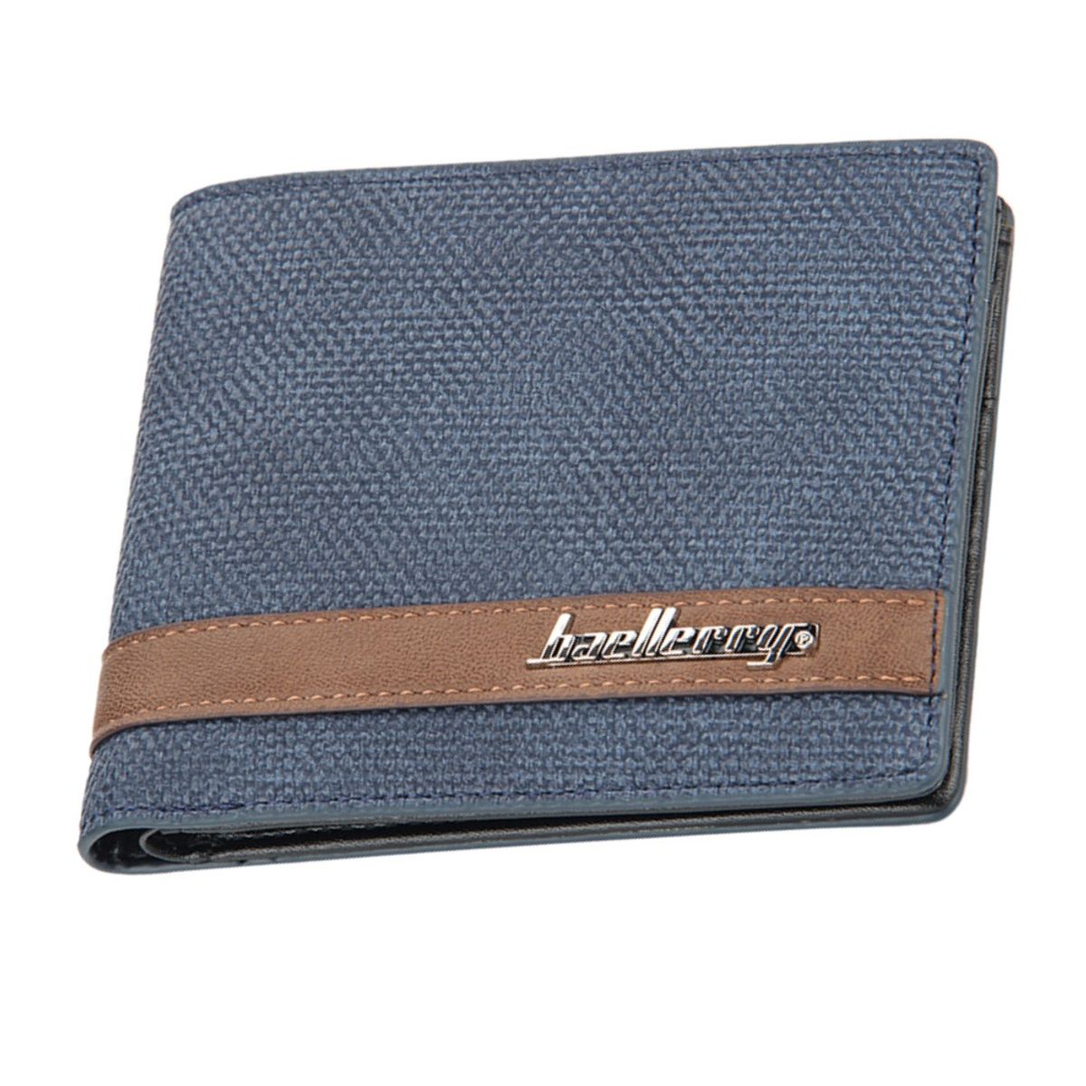 BAELLERRY - Billetera de cuero vegano PU de diseño clásico D1862