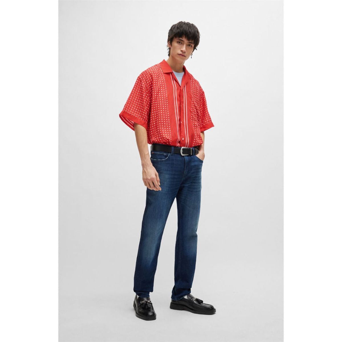 HUGO BOSS - Hugo -  Pantalones jean slim fit en denim elástico