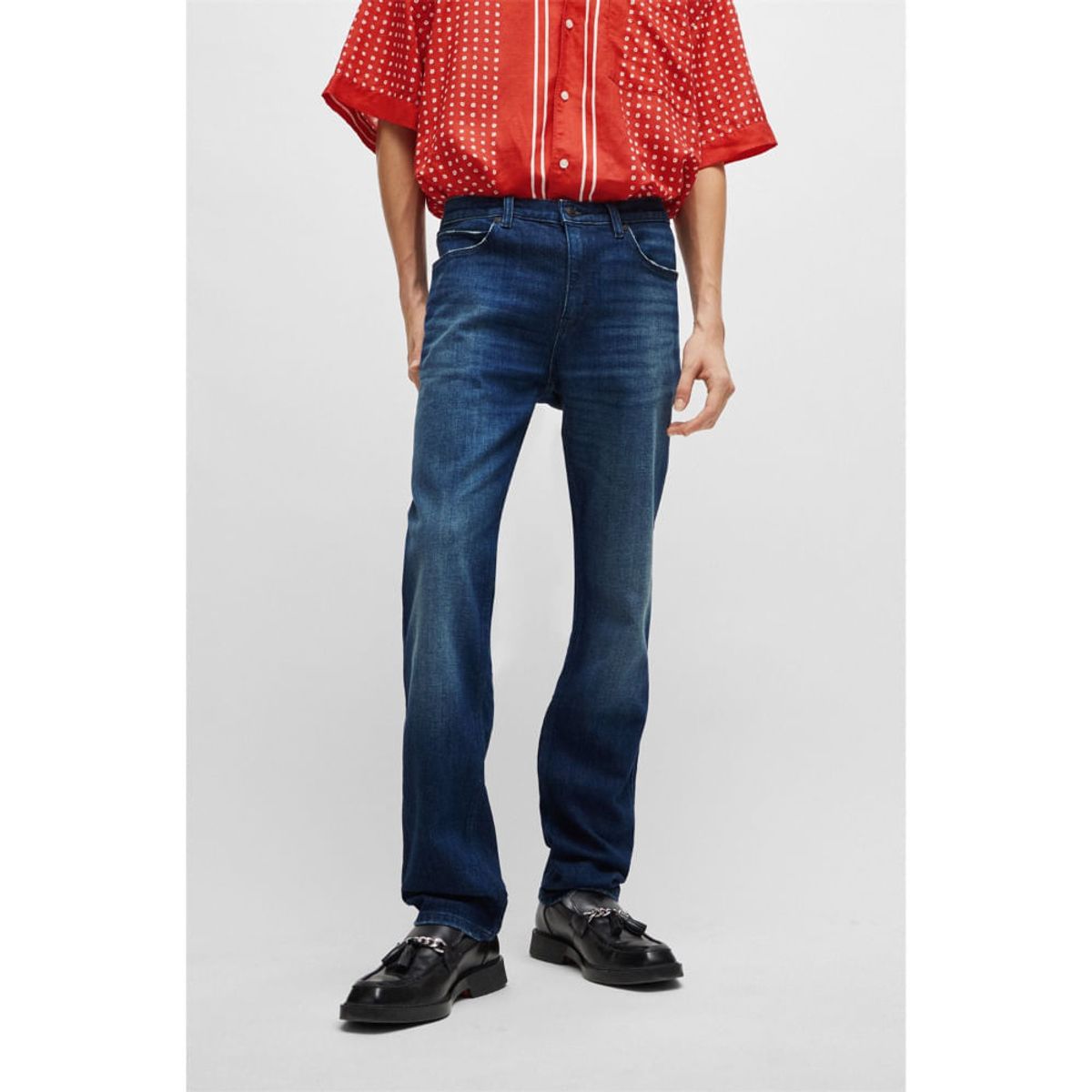 HUGO BOSS - Hugo -  Pantalones jean slim fit en denim elástico