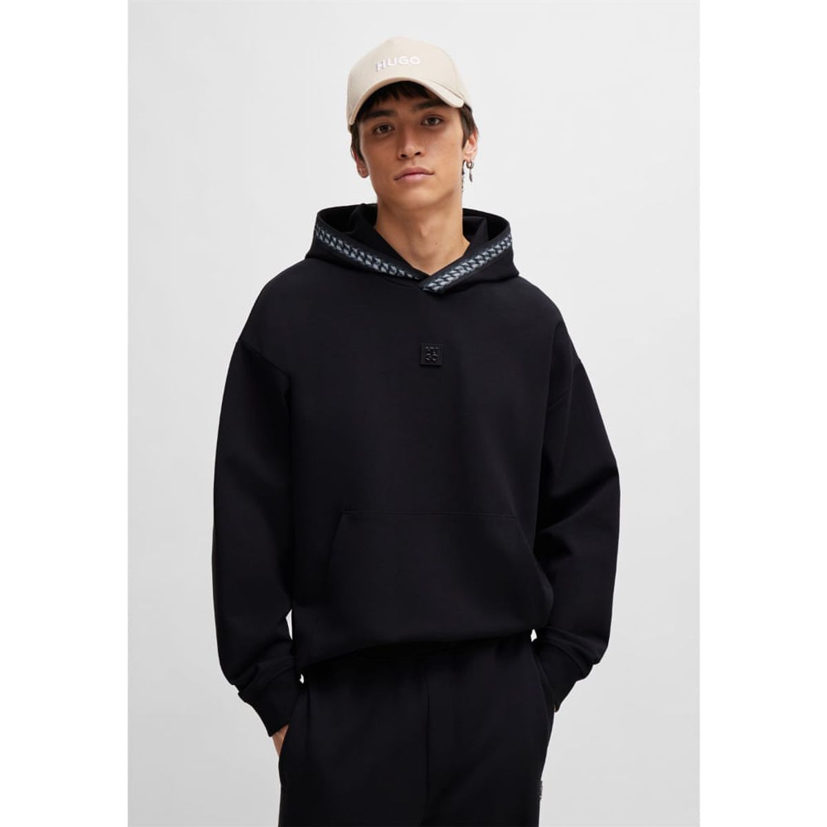 HUGO BOSS - Hugo - Gorra de sarga de algodón con logo bordado