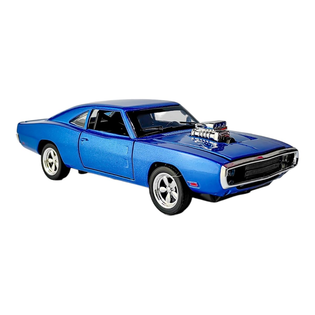 GENERICO - Dodge charger Toreto 1970 carro escala AZUL