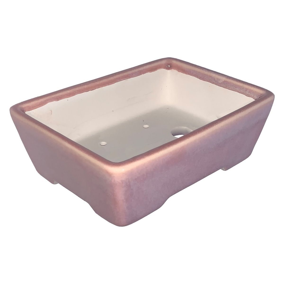 PERUBONSAI - MACETA PARA BONSAI ESMALTADA - YIXING - 14.5 X 10.5 X 4.5cm