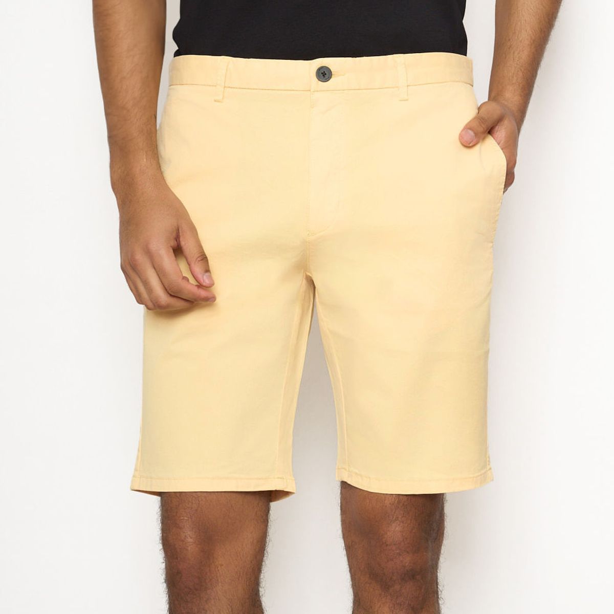 HUGO BOSS - Hugo - Shorts chinos slim fit de tejido de gabardina