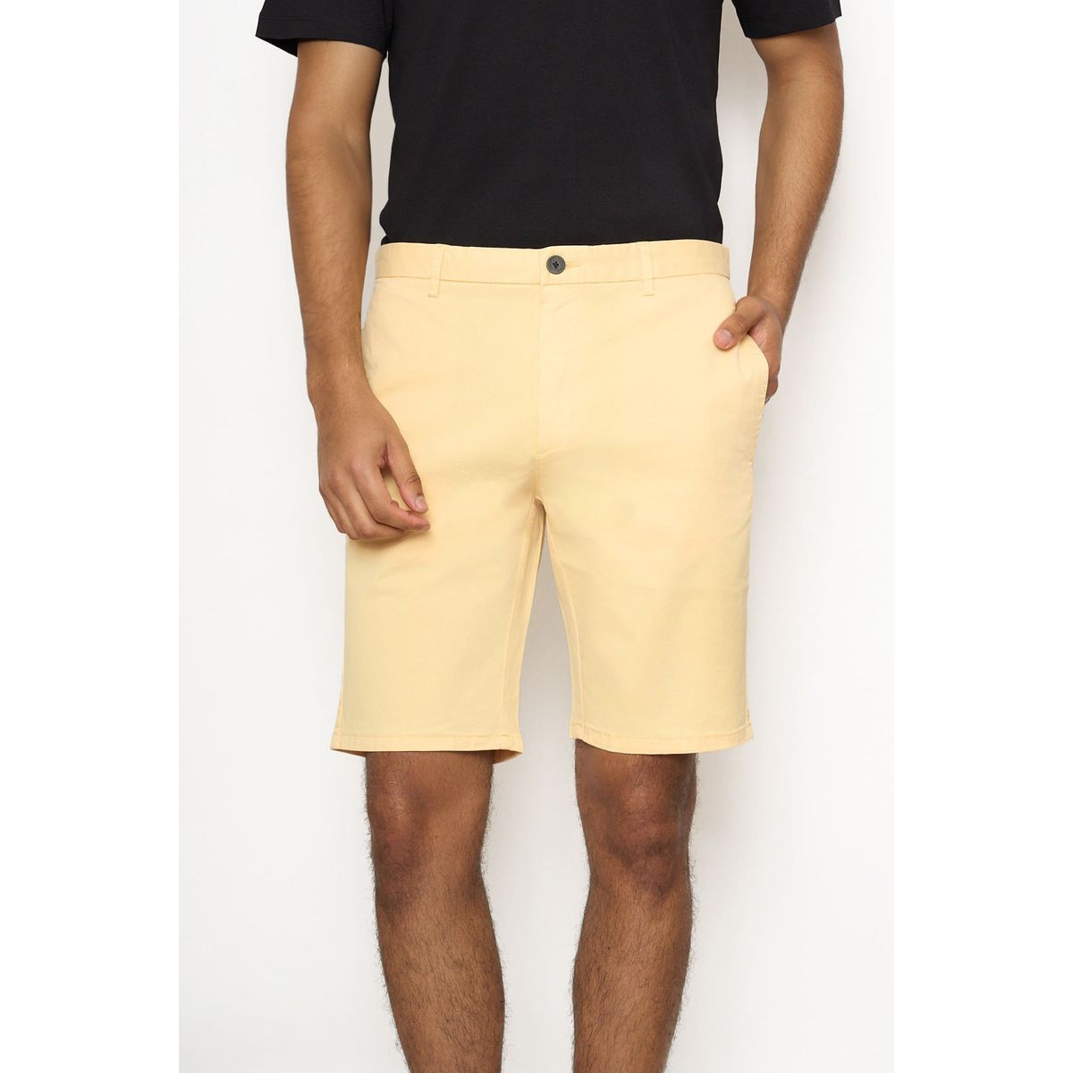 HUGO BOSS - Hugo - Shorts chinos slim fit de tejido de gabardina