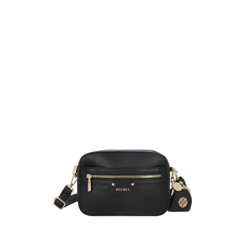 SECRET - Cartera Lisse Pequeña Black
