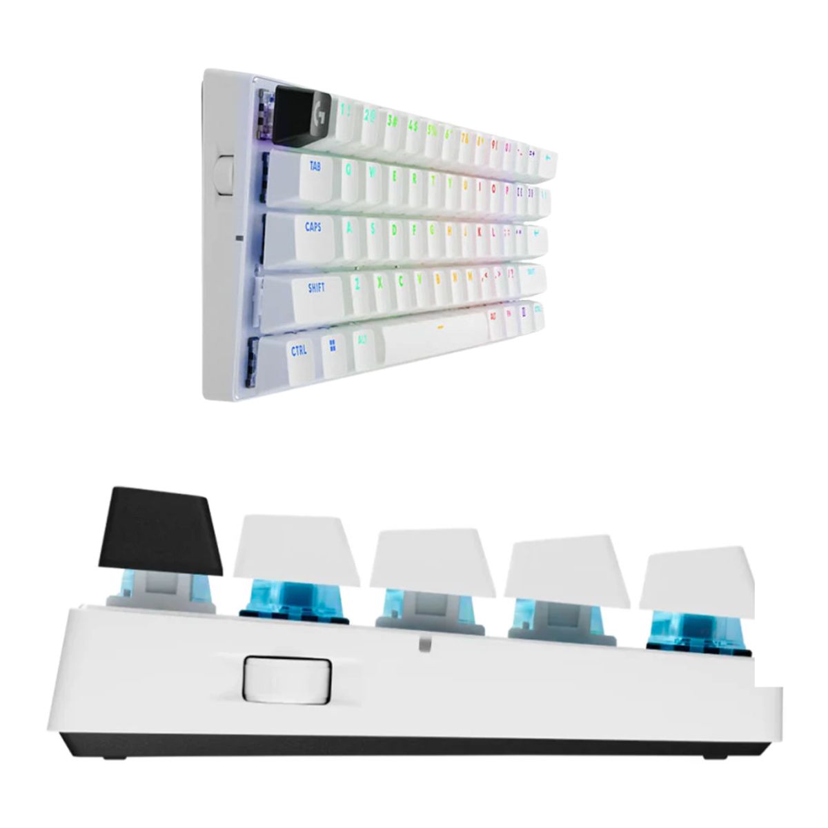 LOGITECH - TECLADO LOGITECH PRO X 60 LIGHTSPEED BT/ÓPTICO/65 HRS/RGB WHITE