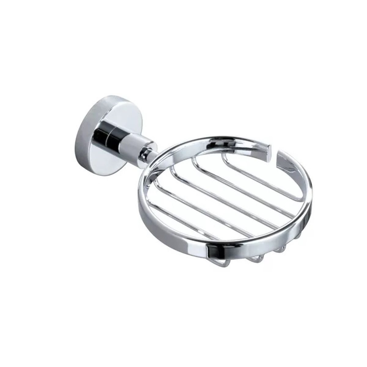 GENERICO - PORTA JABON  PARA BAÑO CROMADO ROMA Aq7215