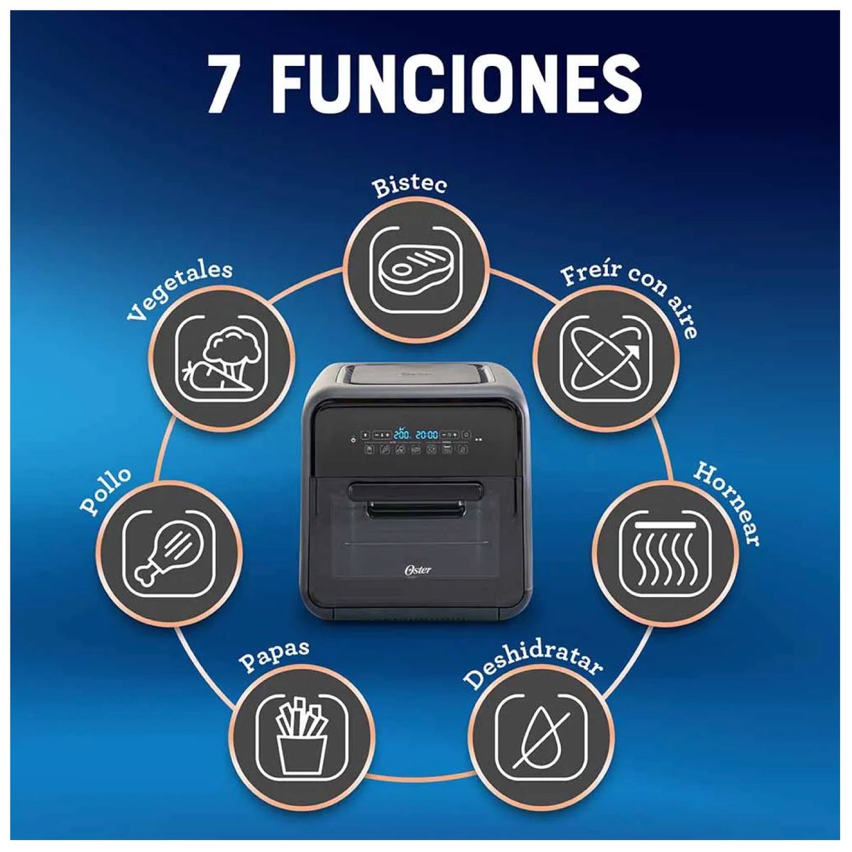 OSTER - Freidora de Aire Oster Digital 10L CKSTAF0V3