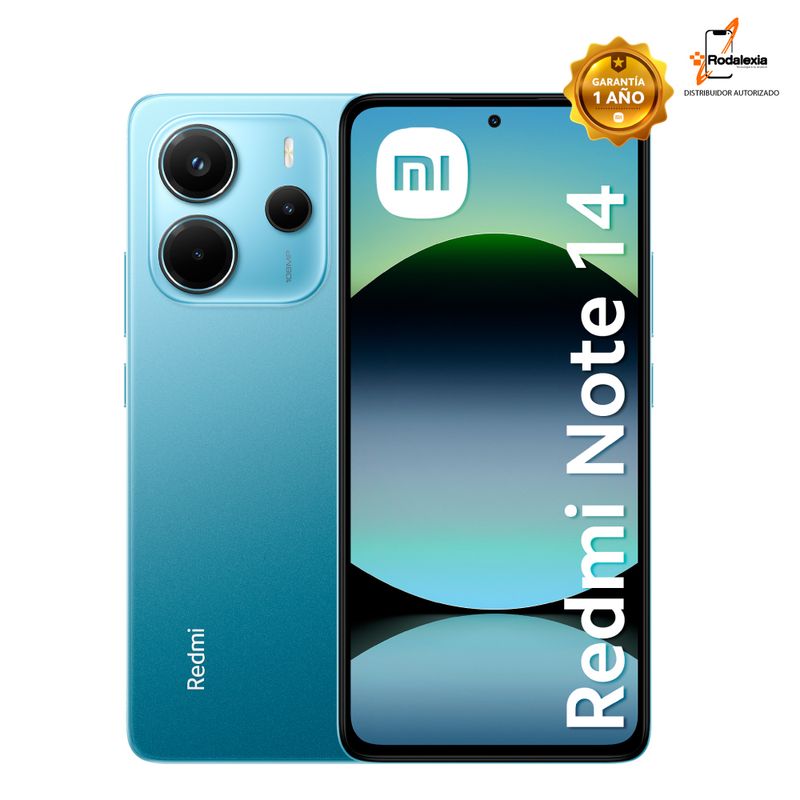 XIAOMI - XIAOMI REDMI NOTE 14 8GB RAM 256GB ROM COLOR AZUL OCEANO
