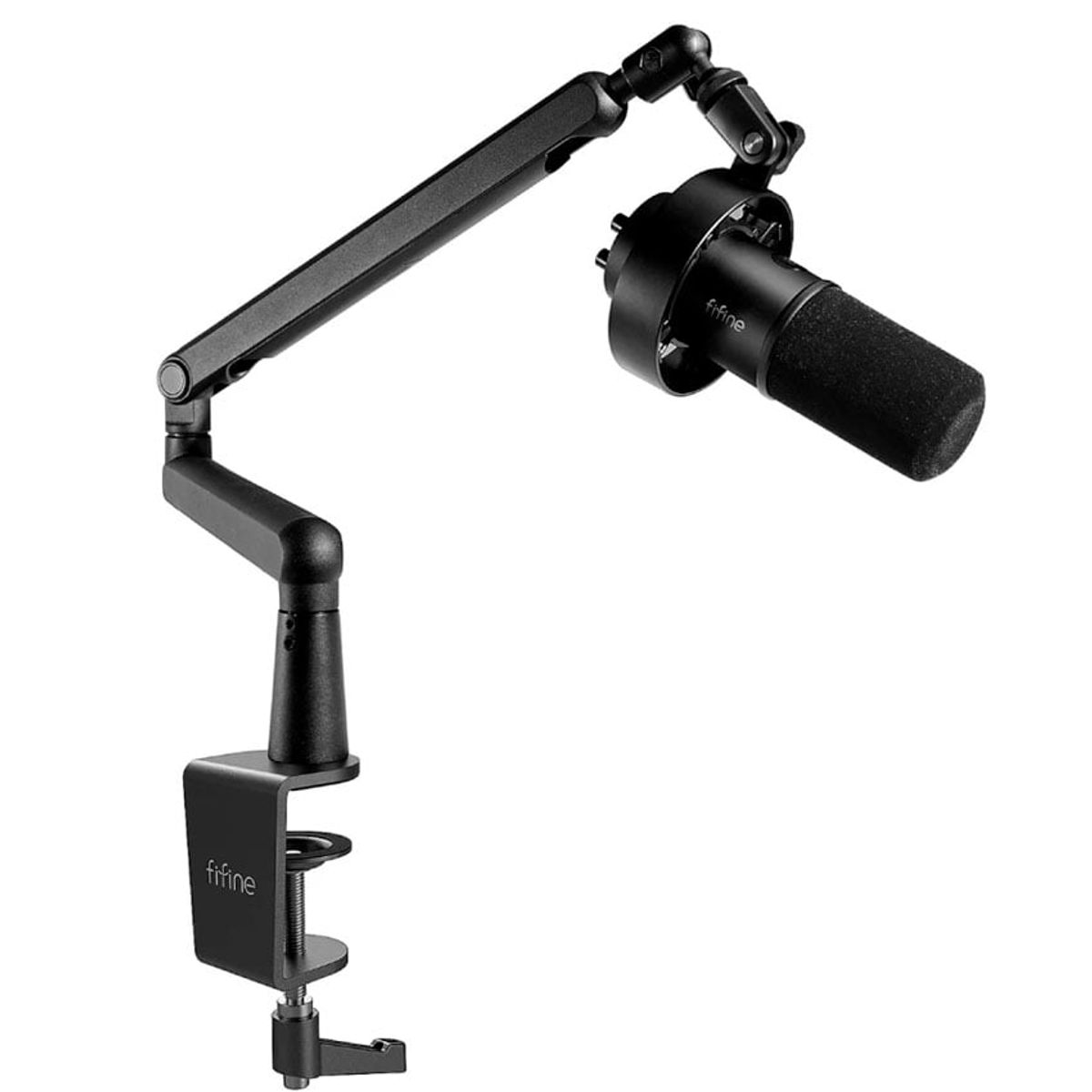 FIFINE - Micrófono Fifine T688 BLACK con brazo Dinámico