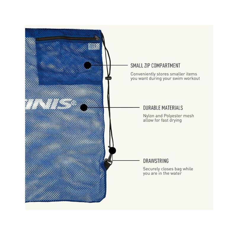 FINIS - BOLSA DE MALLA PARA EQUIPOS AZUL MARINO FINIS