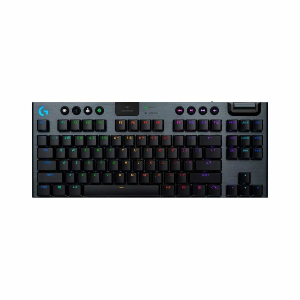 LOGITECH - TECLADO G915 X TKL LIGHTSPEED BT LIGHTSYNC RGB  KEYCONTROL BLACK