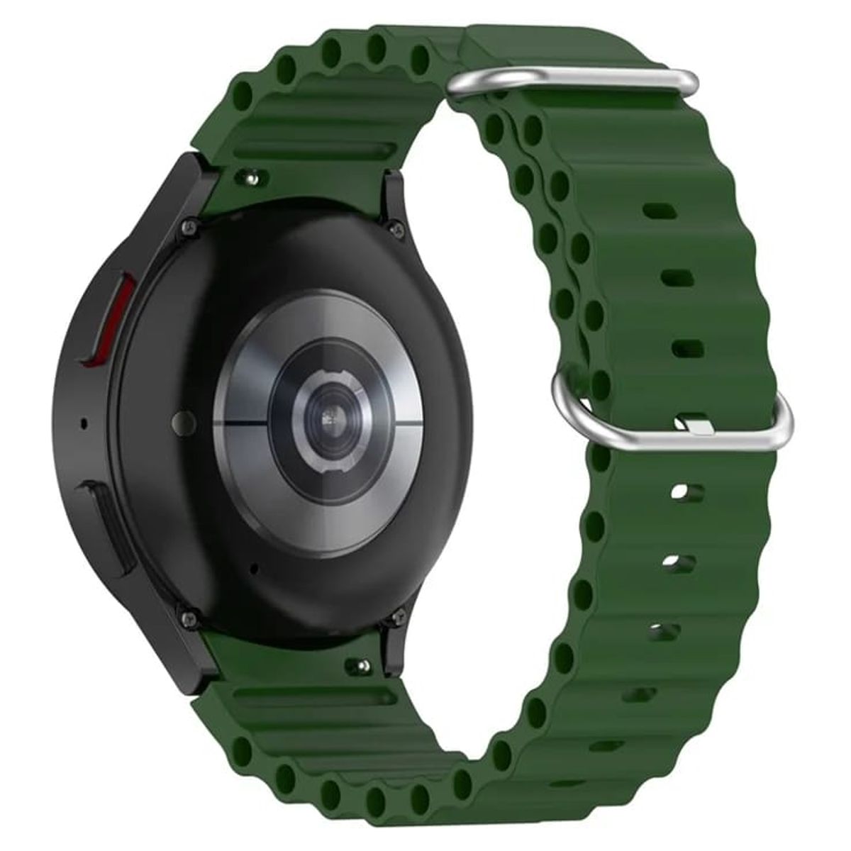 GENERICO - CORREA DE SILICONA OCEAN SAMSUNG WATCH 4-5-6-7-FE VERDE