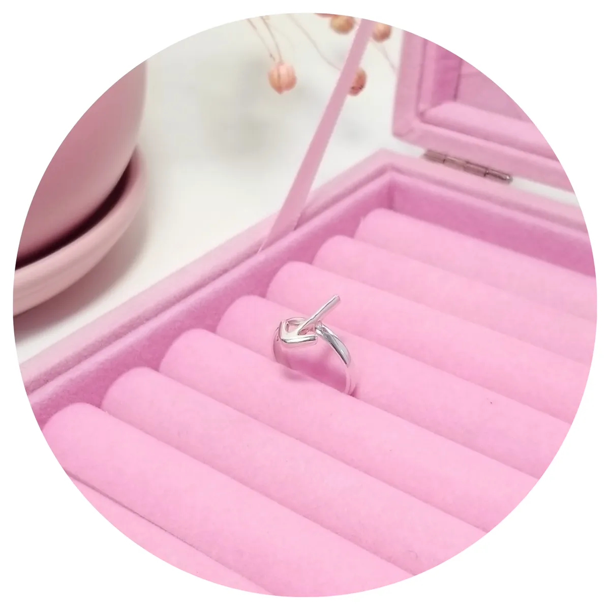 GENERICO - Anillo Novia Flecha Sortija Regalo San Valentín Plata 950