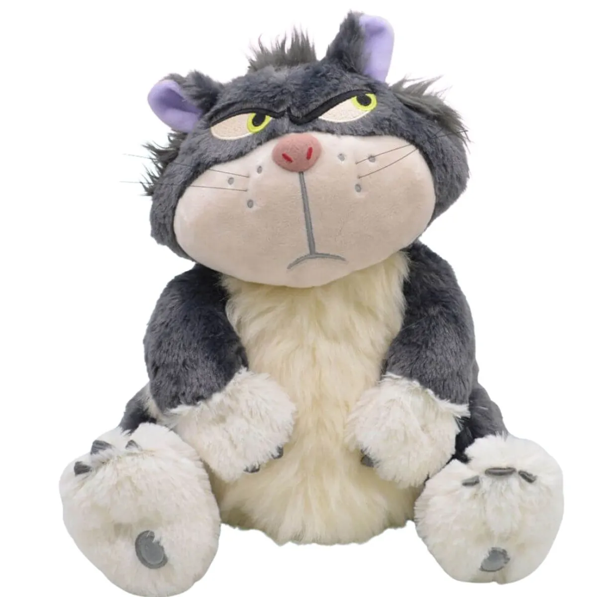 GENERICO - Peluche Gato Lucifer Gruñon Importado - Mide 24 cm alto