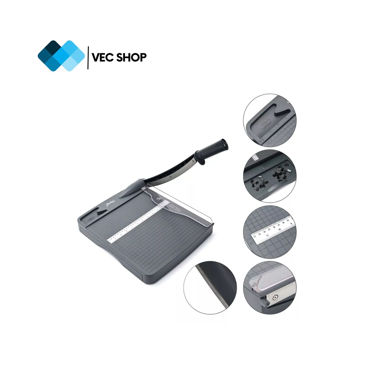 KOALA - Guillotina de Papel A4 Plateado