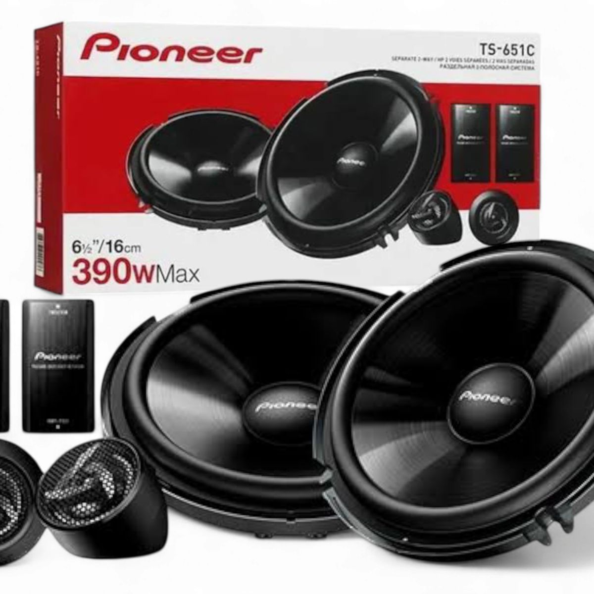 PIONEER - Set de componentes 2 vias pioneer 390w original.