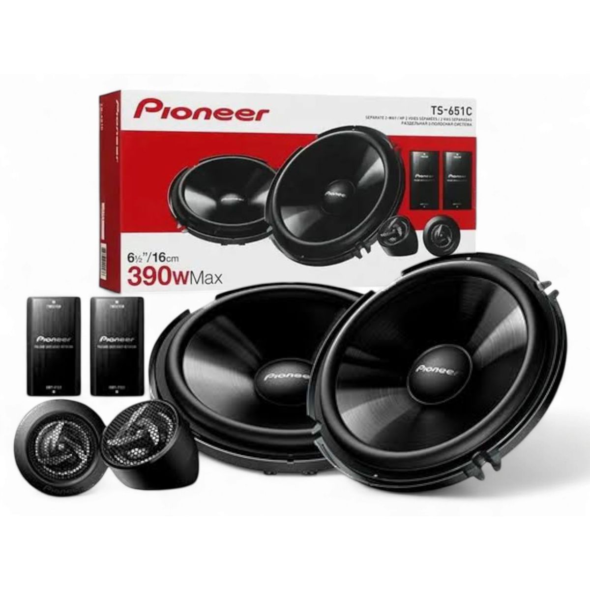 PIONEER - Set de componentes 2 vias pioneer 390w original.