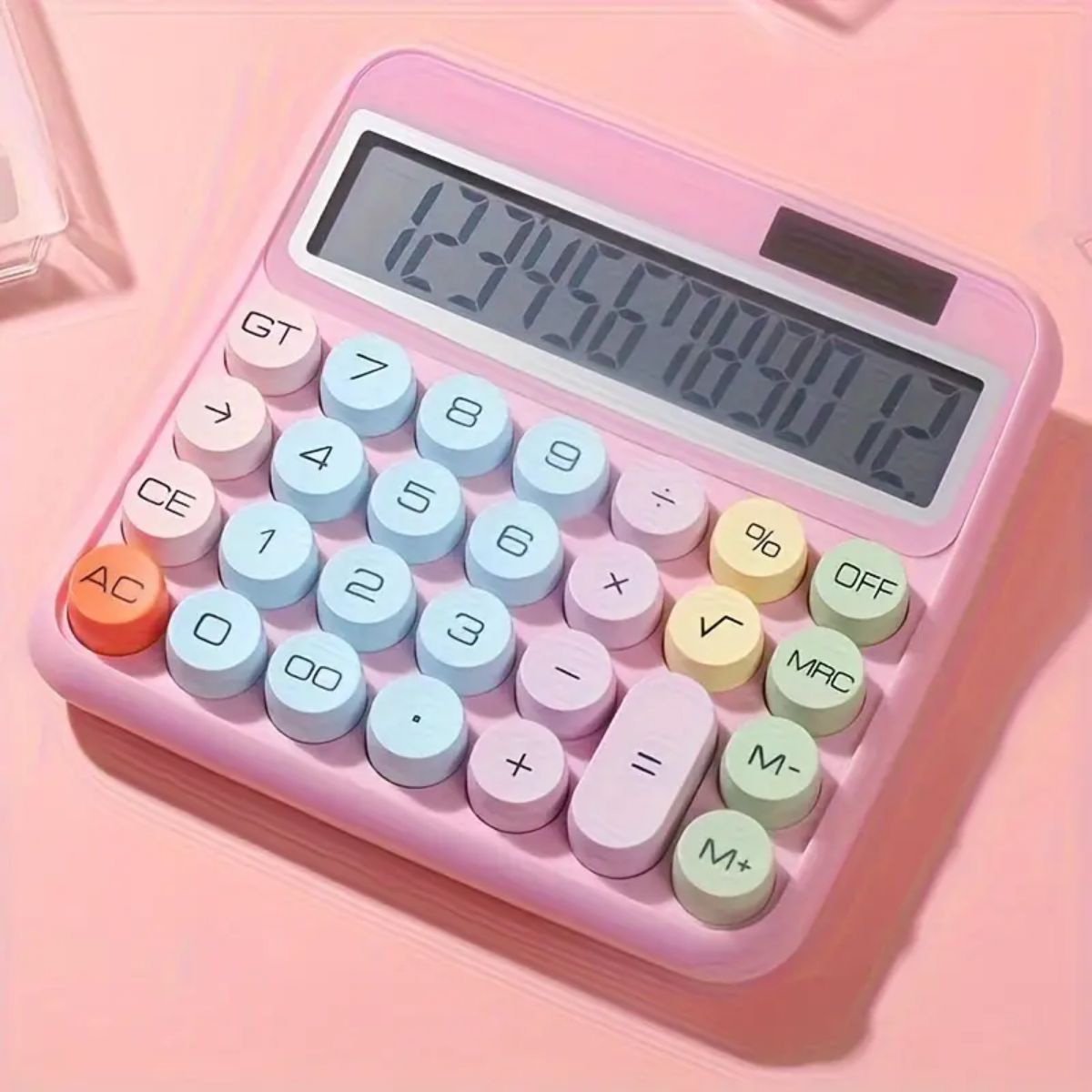 GENERICO - CALCULADORA DIGITAL KAWAI ROSADO