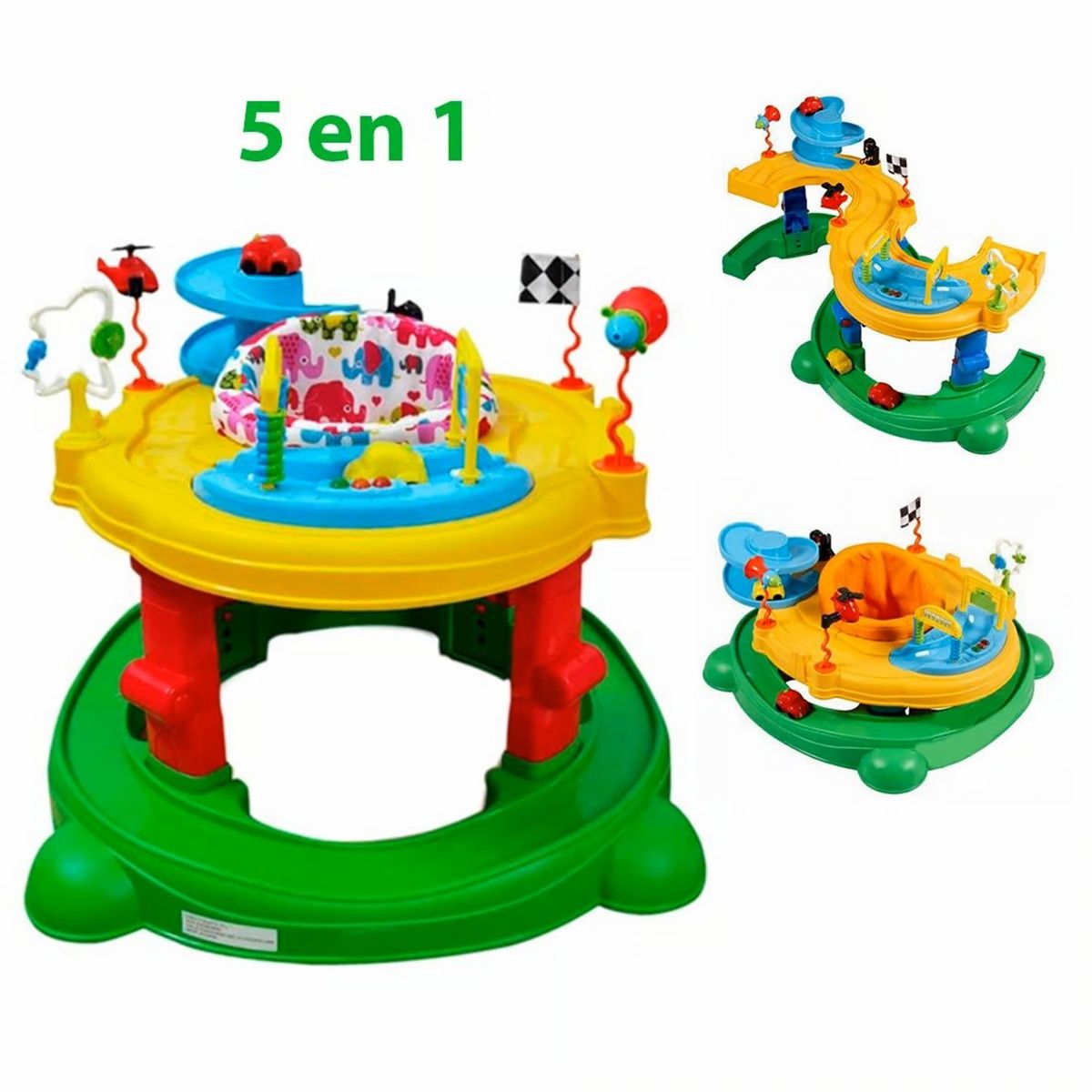 BEAUTIFUL - Andador 5 en 1 Centro de Actividad Saltarín 360° Amarillo