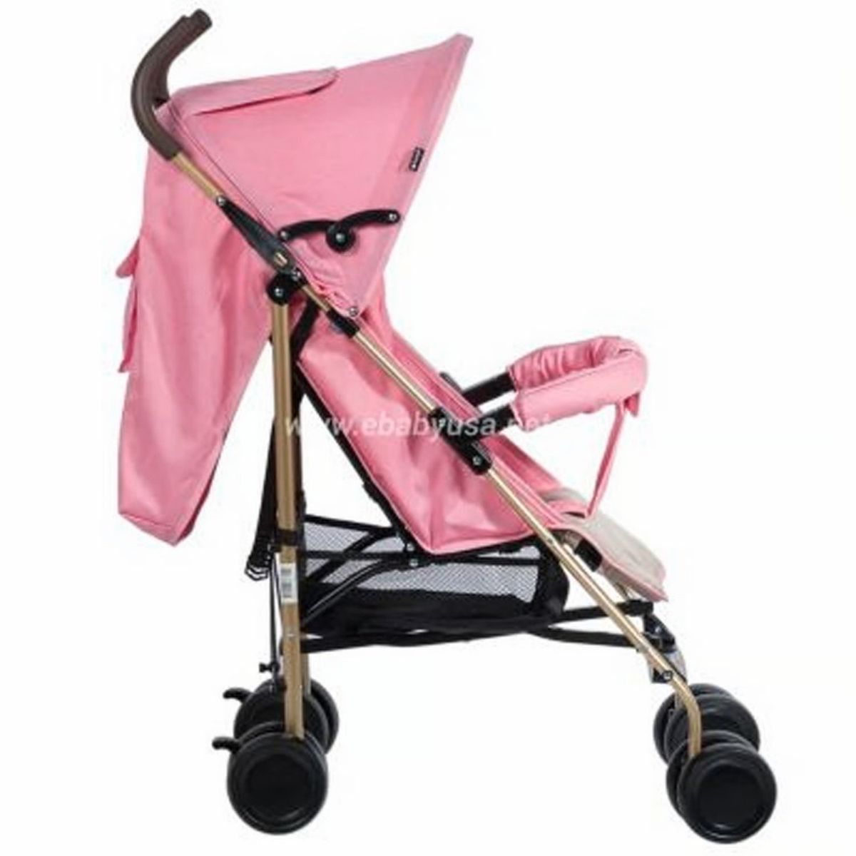 EBABY - Coche Bastón Reclinable Travis 214-3 Rosado