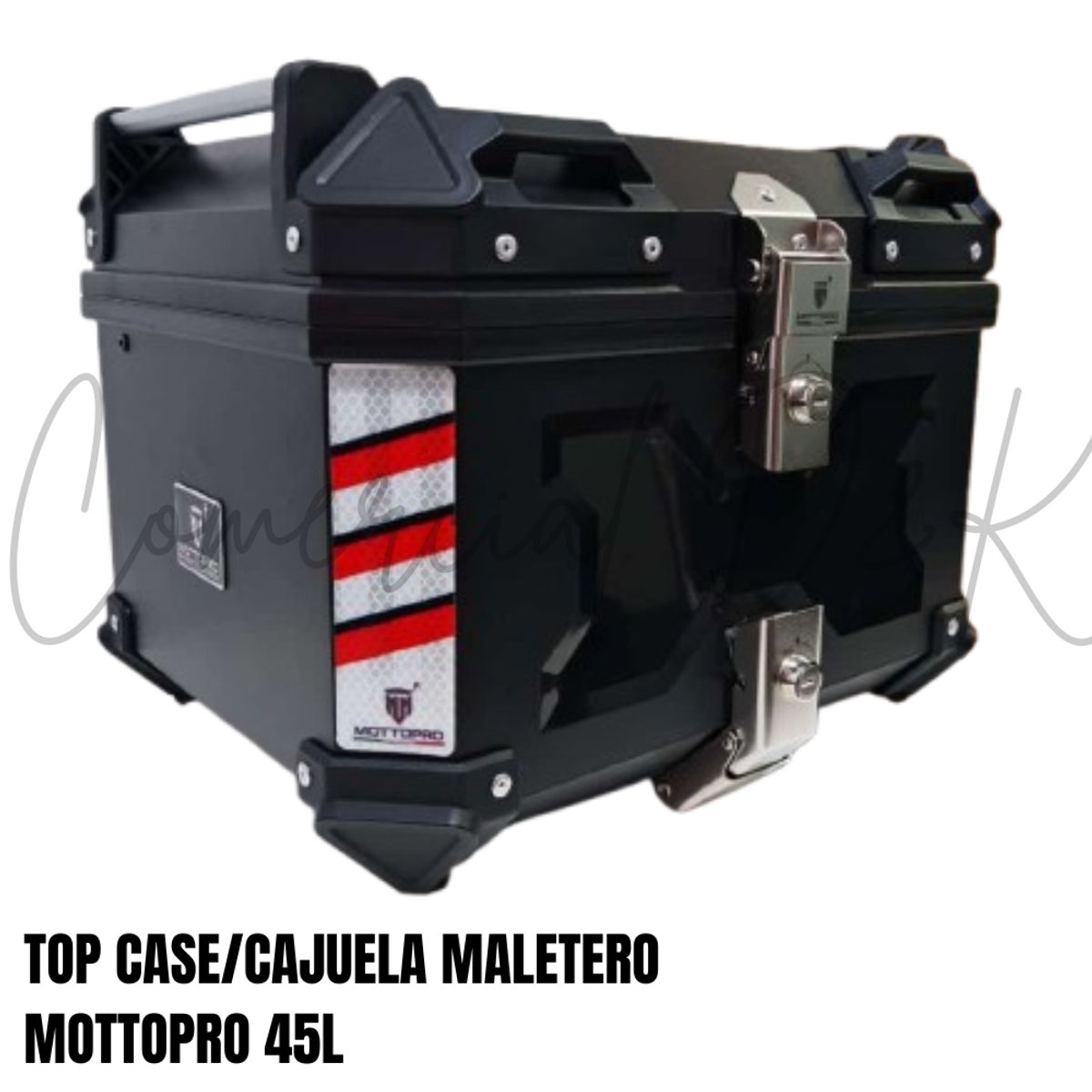 GENERICO - CAJUELA-MALETERO MOTTOPRO 45LITROS MOTO-CICLISMO TOP CASE
