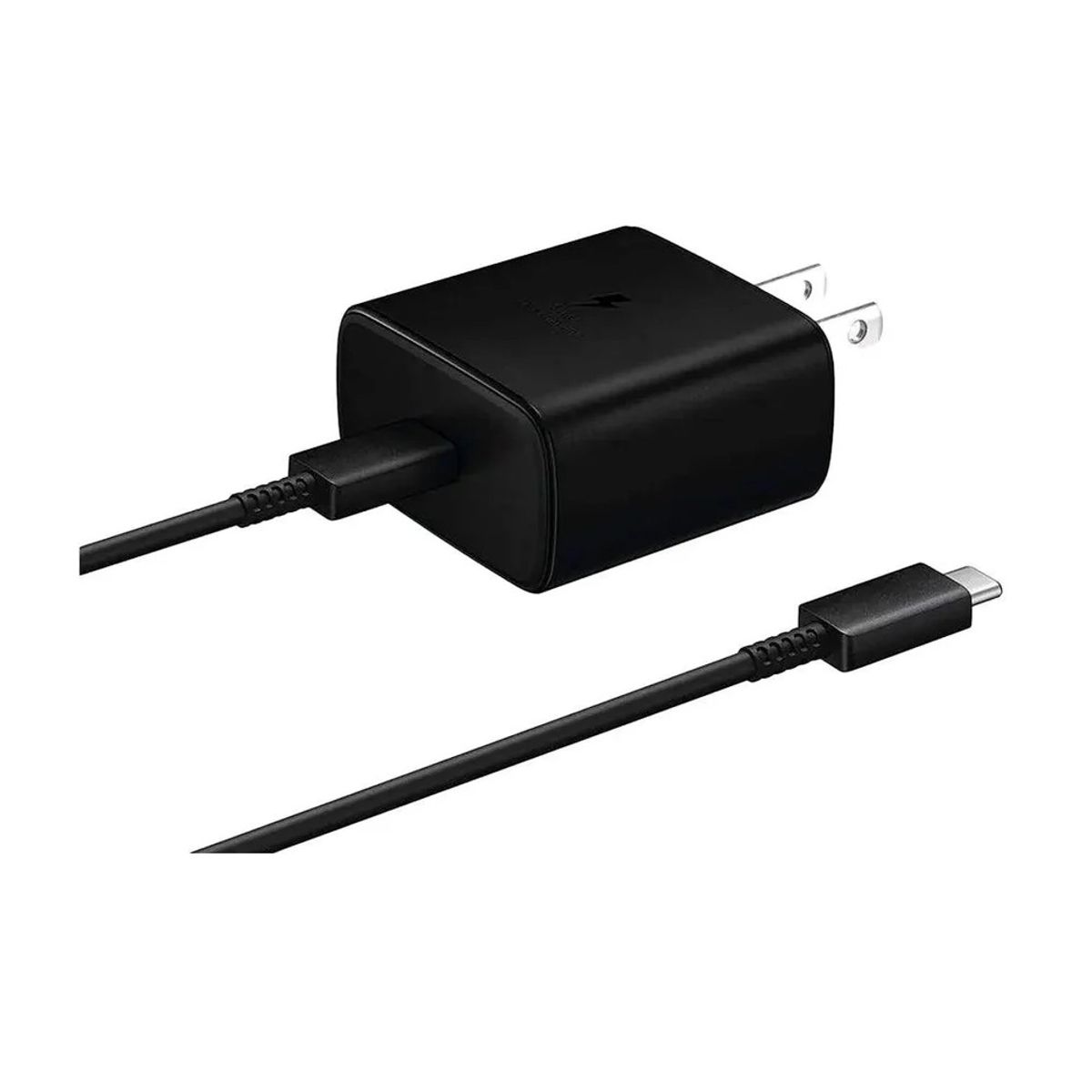 GENERICO - Cargador 45W carga super rapida-Tipo C  Cubo + Cable