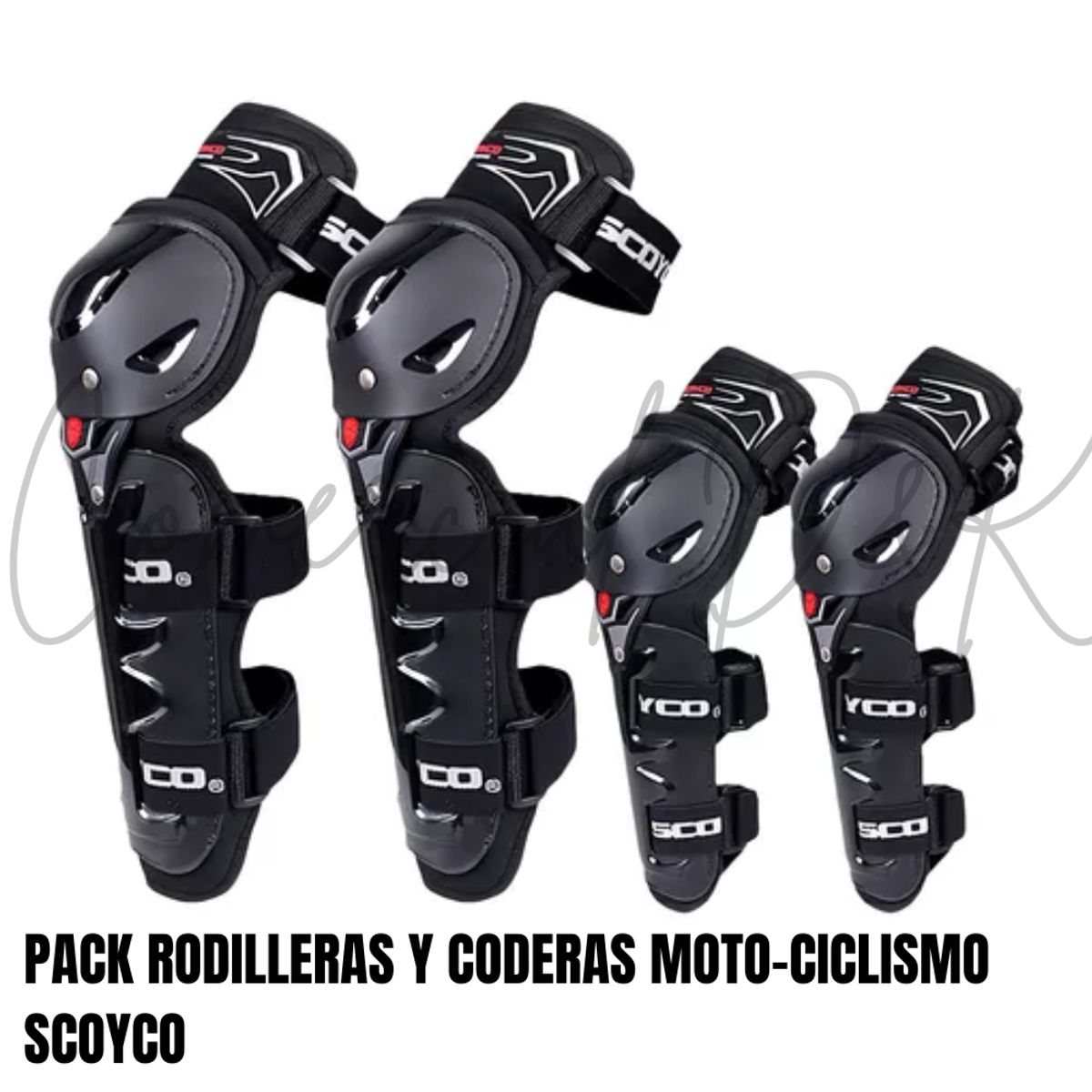 SCOYCO - PACK RODILLERAS Y CODERAS SCOYCO MOTO-CICLIMSO