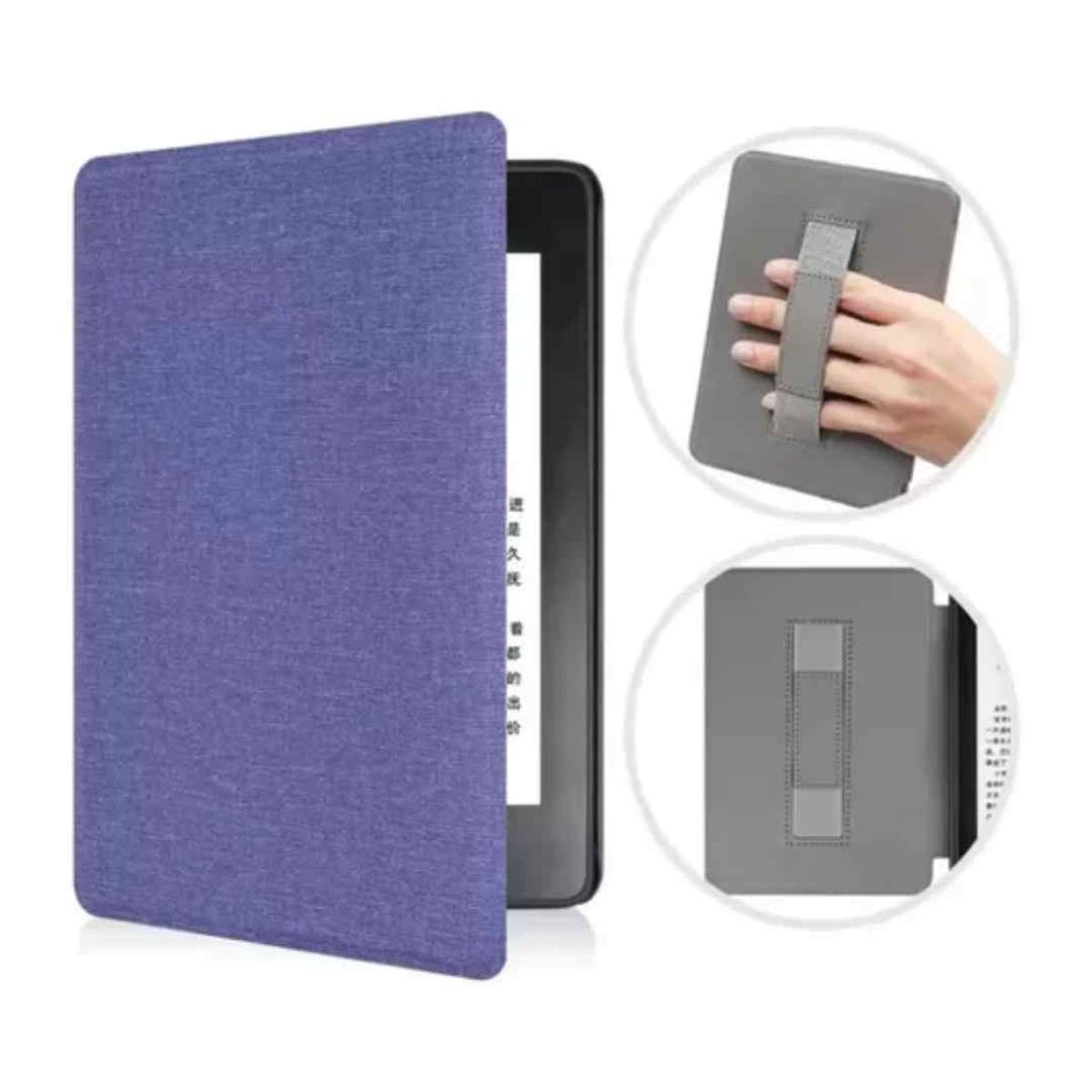 GENERICO - Case Funda Kindle Paperwhite 12° Colorsoft 2024 C/sujetador lavanda