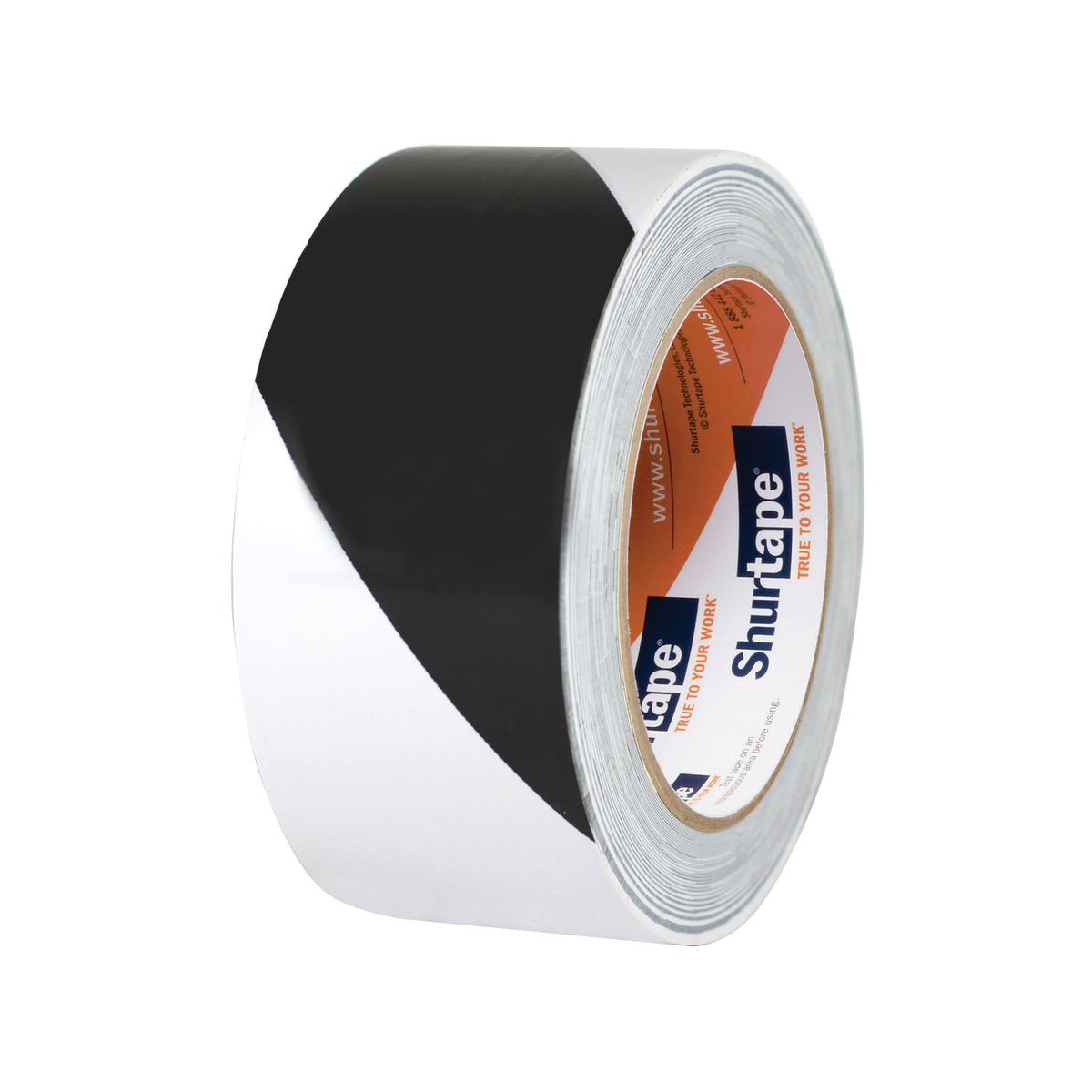 SHURTAPE - Cinta Señalización Delimitadora Blanco-Negro 2x36yd