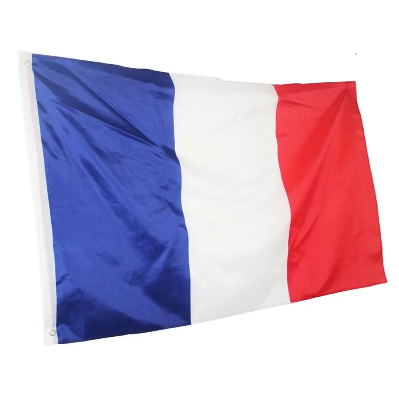 GENERICO - Bandera De Francia 90cm X 150cm En Poliester