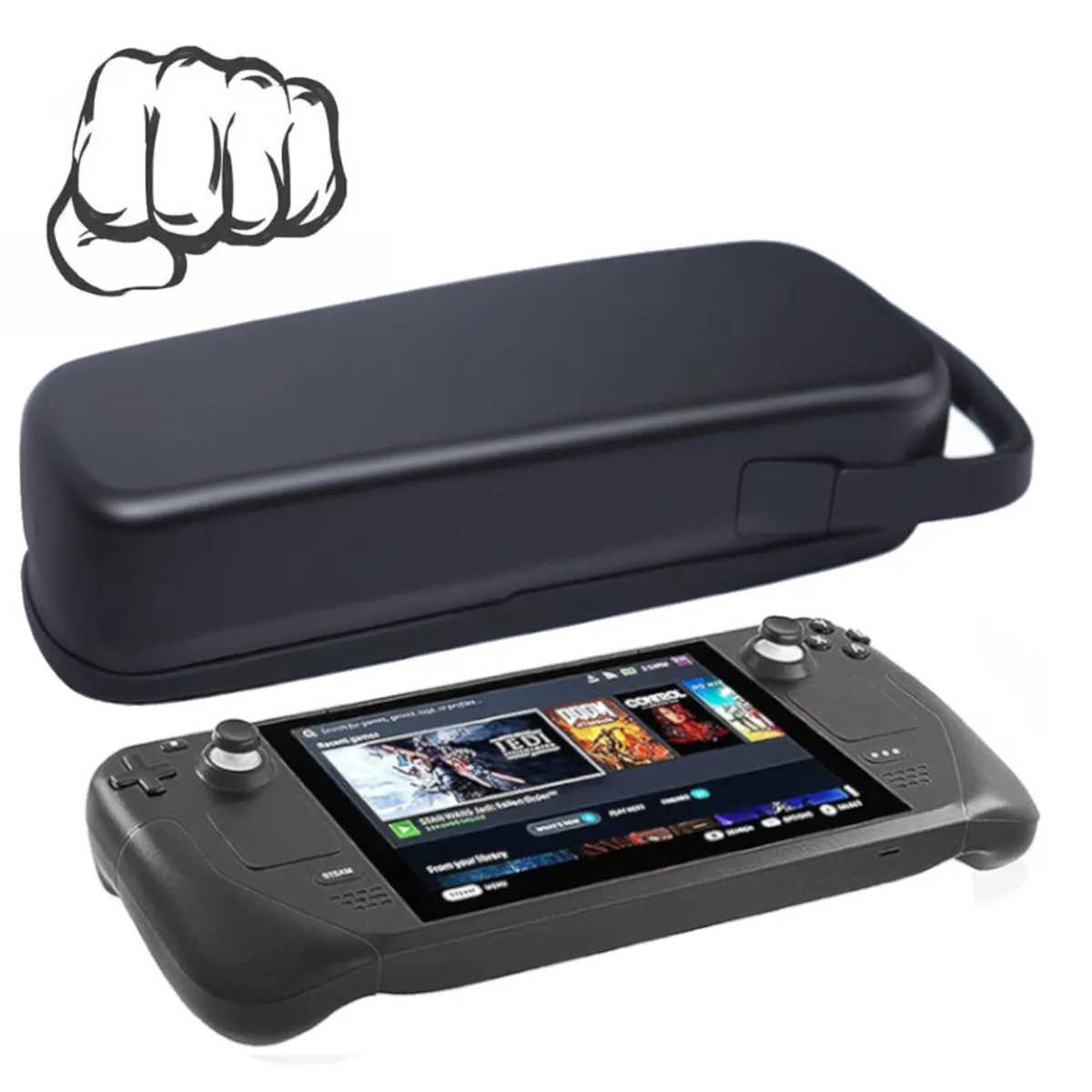 GENERICO - Protector Funda Estuche Transportador Steam Deck Tapa Dura