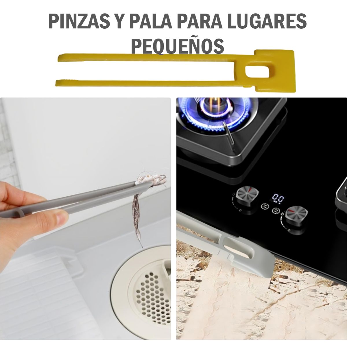 GENERICO - Set x4 Cepillos Pinza Limpieza de Carro Hogar