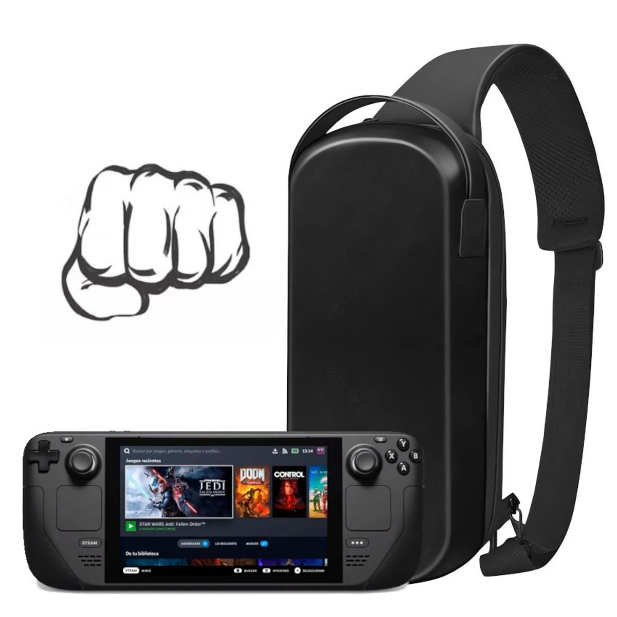 GENERICO - Estuche Protector Para Steam Deck Y Sus Accesorios