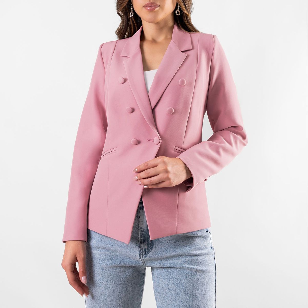 TEILOR - BLAZER CRUZADO SASTRE MUJER