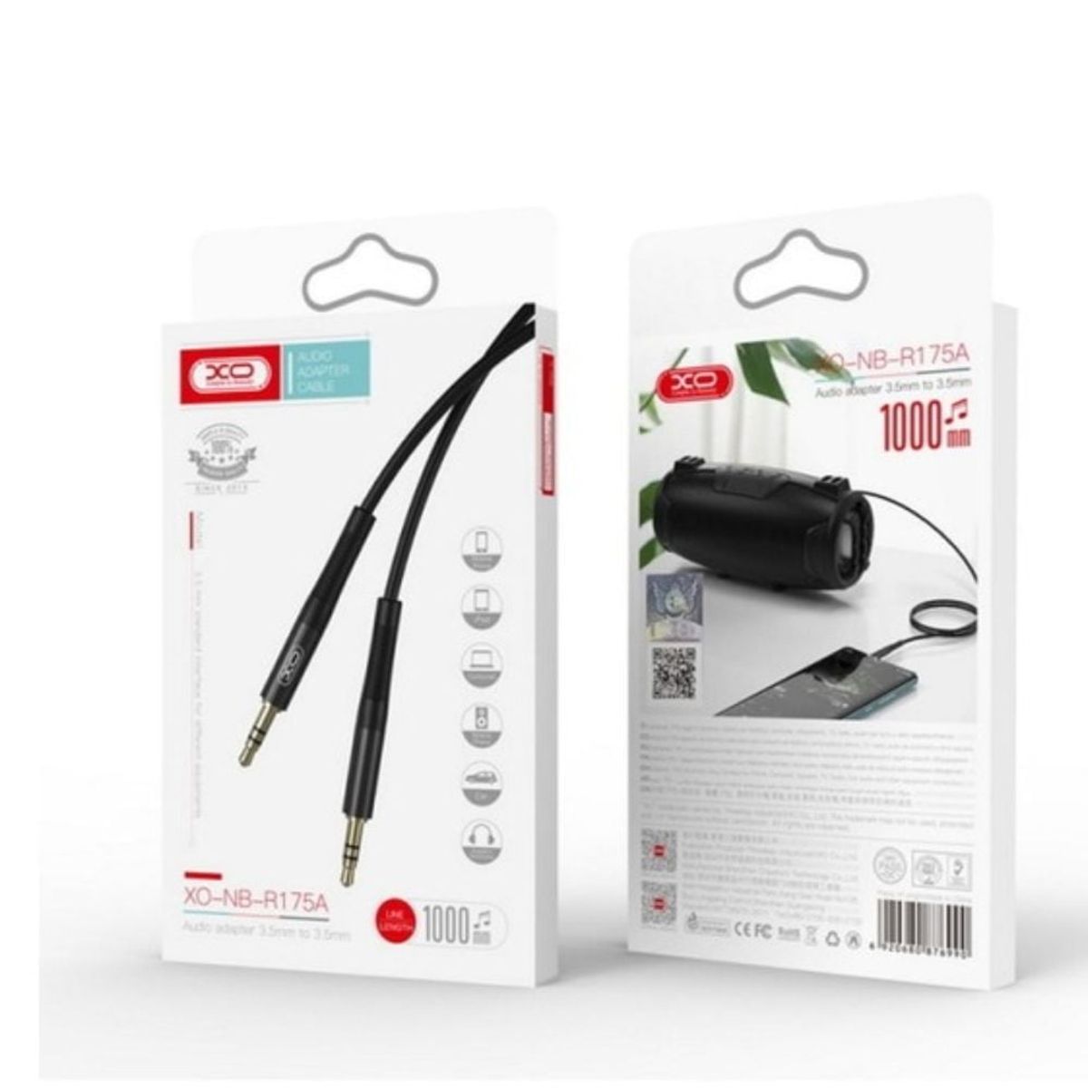 XO ACCESORIOS - Cable de Audio de Alta calidad 2M modelo XO NB-R175B