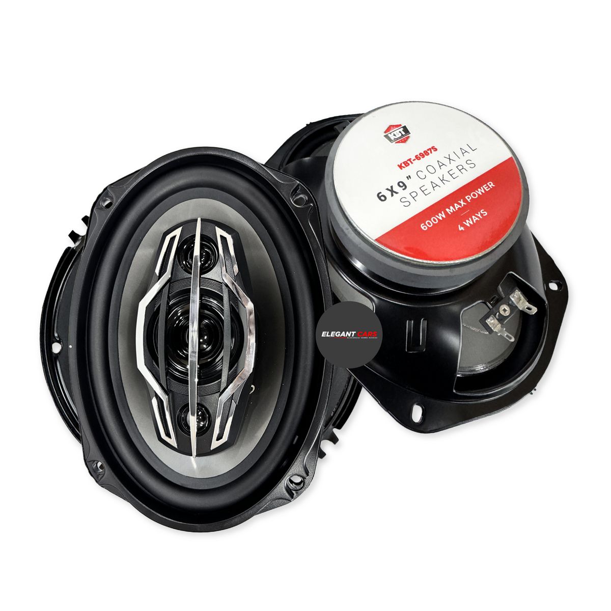 JET - Set  Parlantes Ovalados KBT 6x9 600w