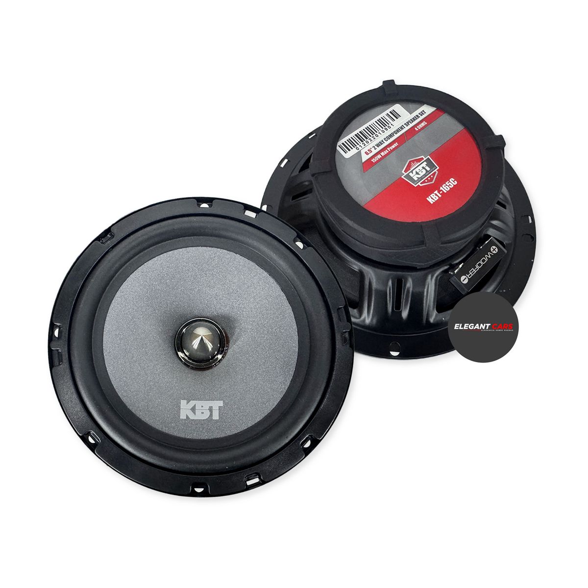 JEF - Set Componentes KBT 6-5Pulg 2vias 150W