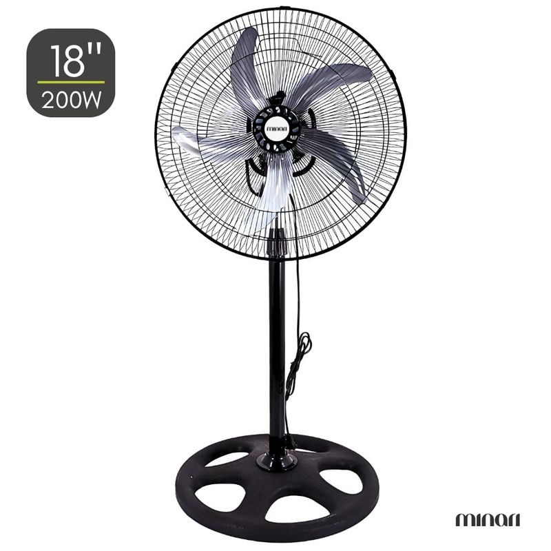 MINARI - Ventilador 200W de 18 Malla de Metal Ajustable VE18