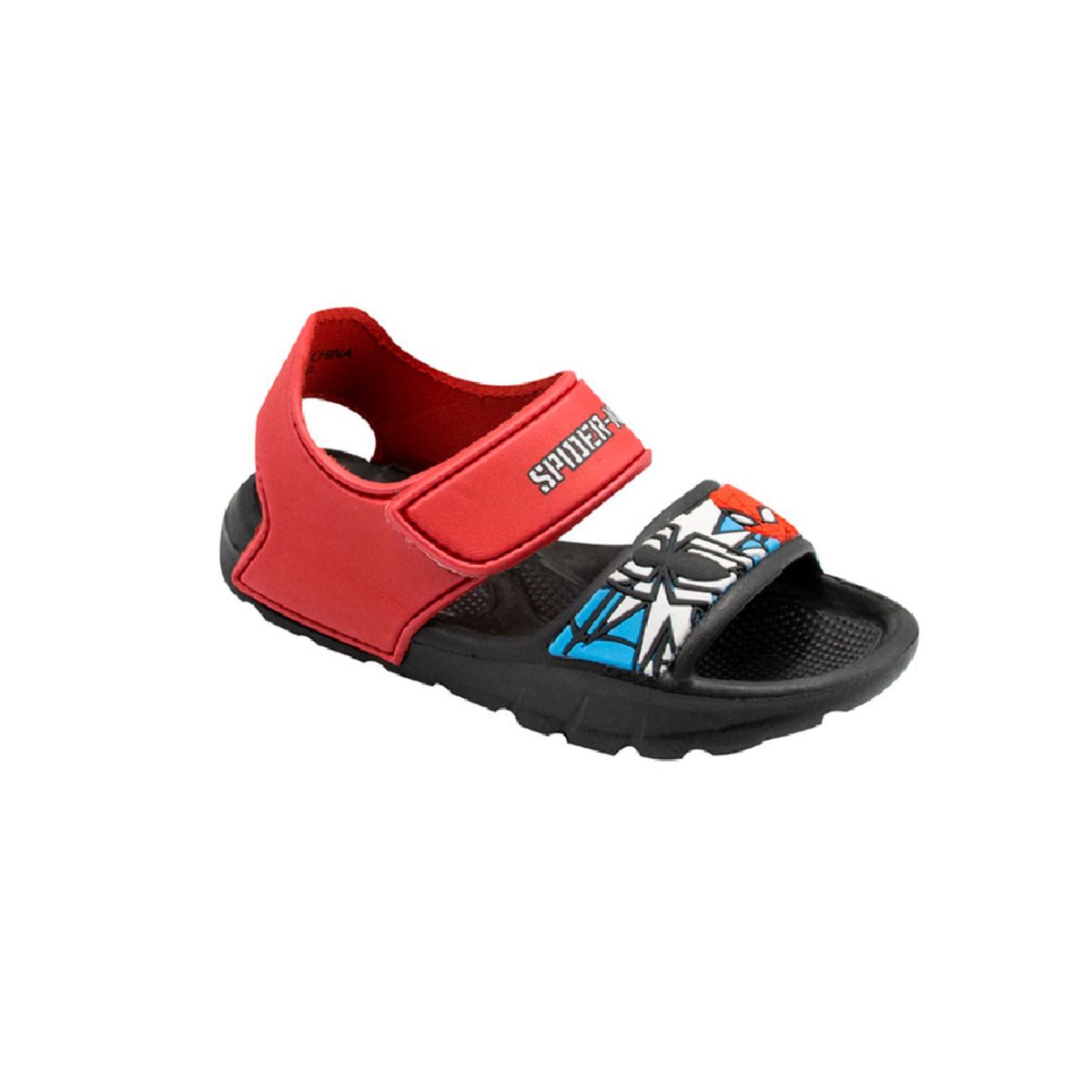 CHILDRENS CLUB - SANDALIA NIÑO SPIDER MAN ROJO CON NEGRO