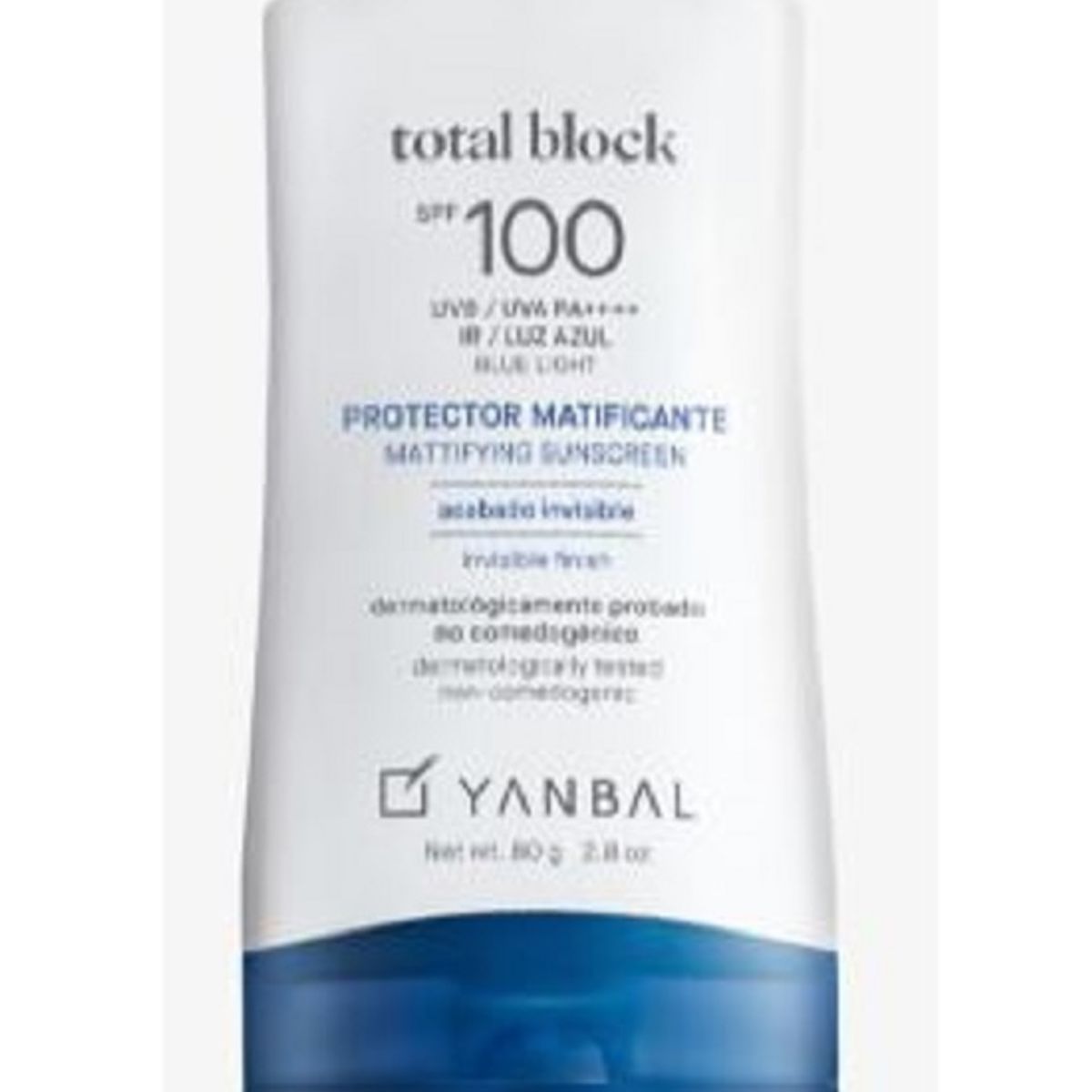 YANBAL - Total Block Matificante Spf 100 - 80g yanbal