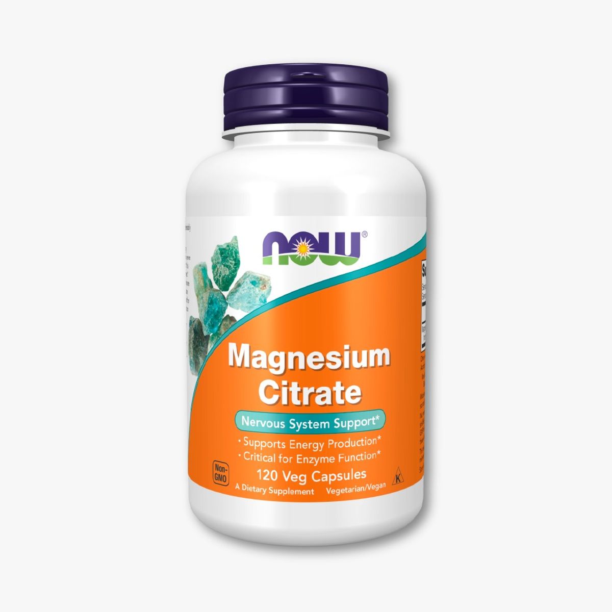 NOW - Citrato de Magnesio 400mg Caps 120 Veg Caps
