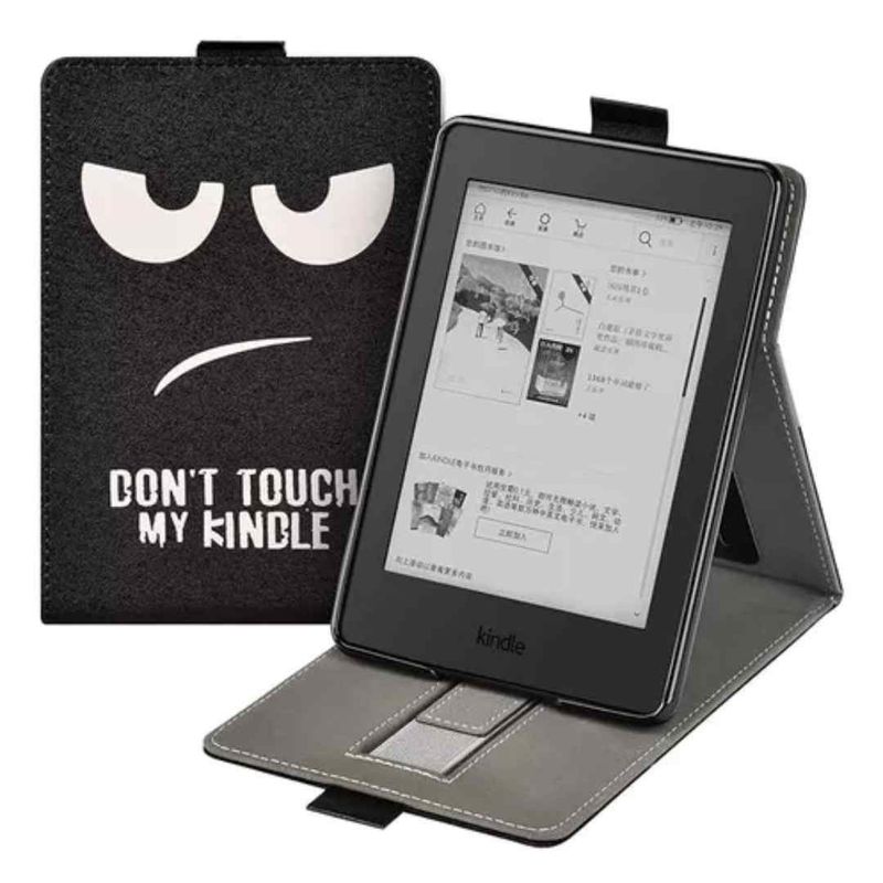 GENERICO - Funda case apoyo para Amazon Kindle 11 gen año 2022 2024 DON T TOUCH