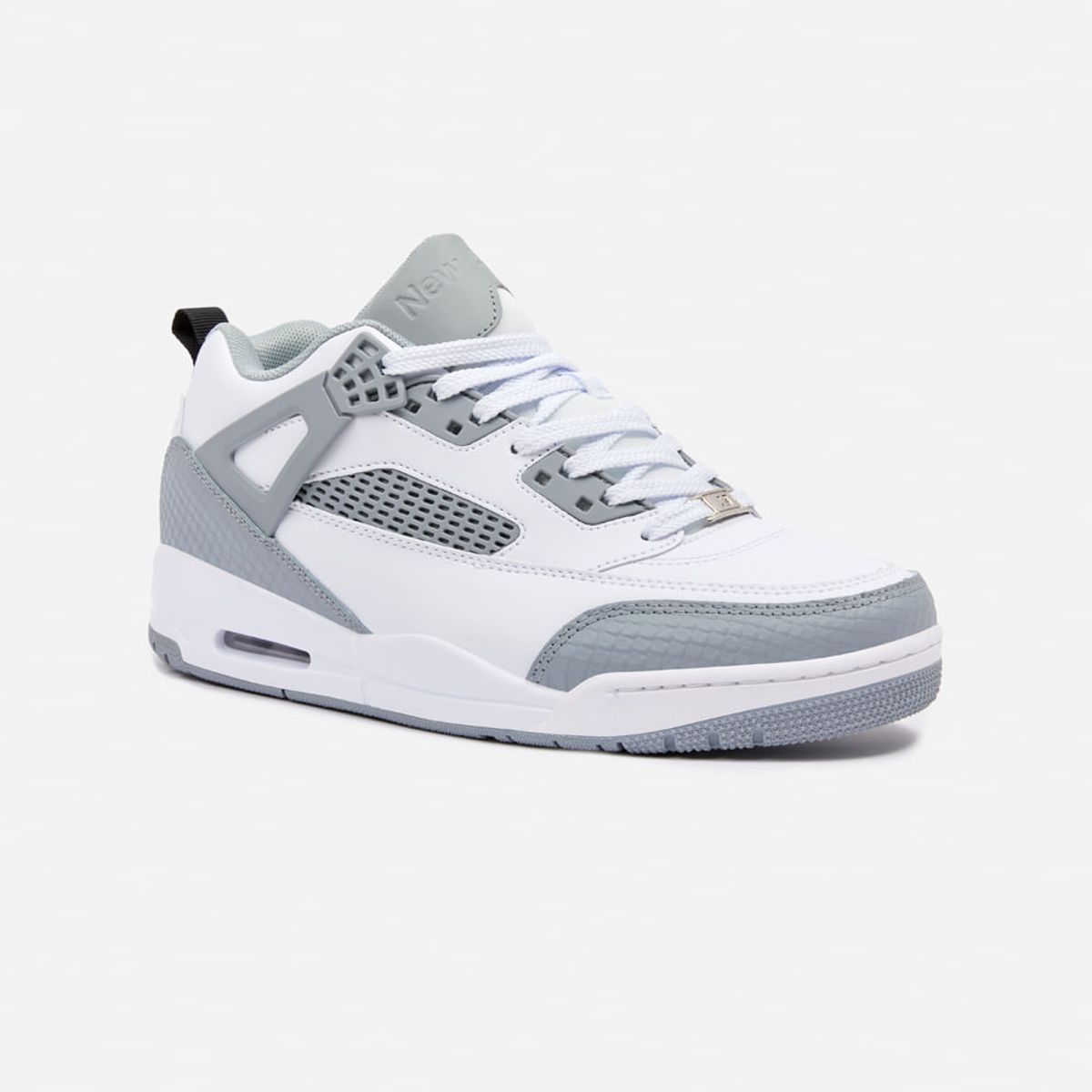 NEW ATHLETIC - Zapatillas New Athletic Skateboarding Flats61 Blanco Con Gris Mujer