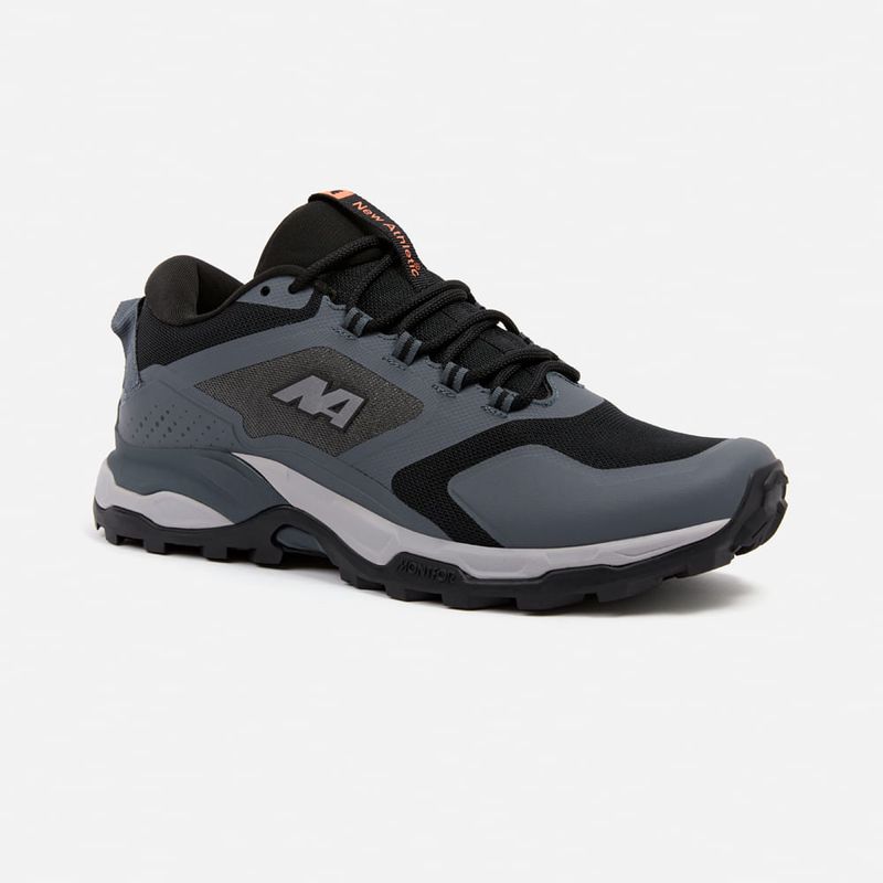 NEW ATHLETIC - Zapatillas New Athletic Outdoor Montfor66 Plomo Con Negro Hombre