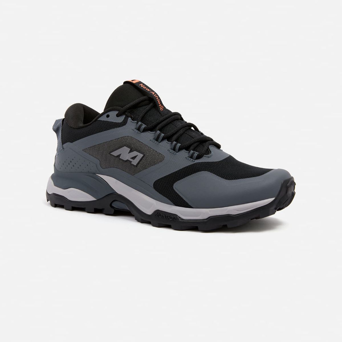 NEW ATHLETIC - Zapatillas New Athletic Outdoor Montfor66 Plomo Con Negro Mujer