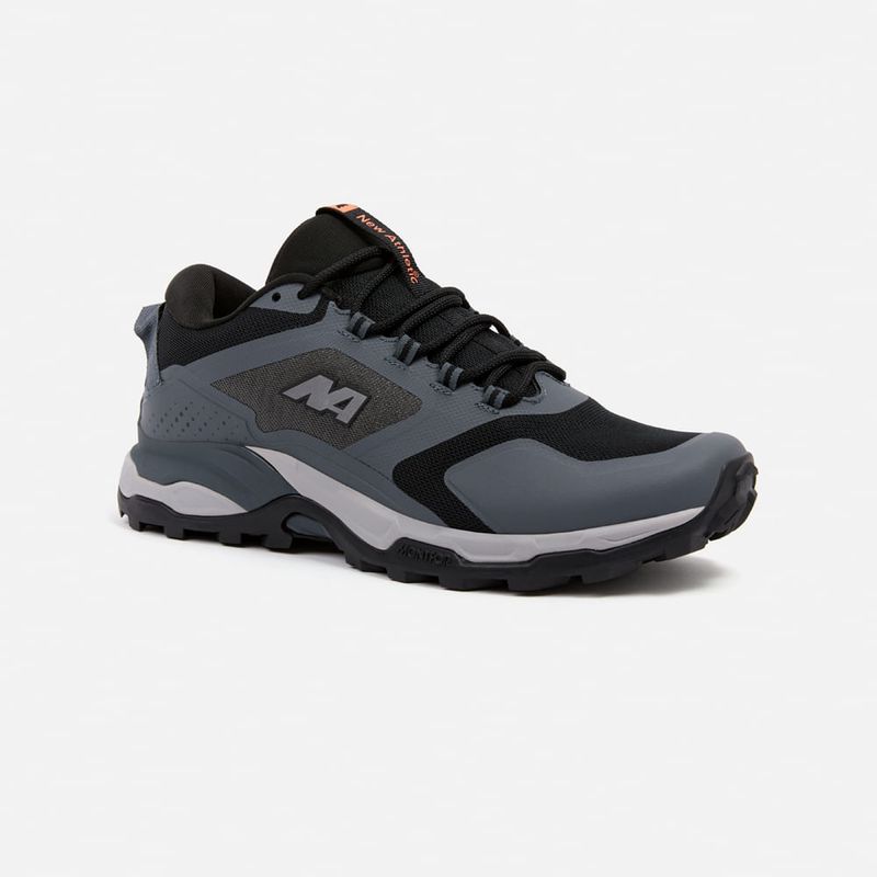 NEW ATHLETIC - Zapatillas New Athletic Outdoor Montfor66 Plomo Con Negro Mujer